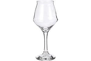 BORGONOVO - Juego de 6 Copas de Cristal para Cerveza, 40 cl, Transparente