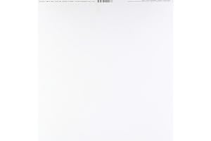 Bazzill Basics Paper 25 Feuilles de Scrapbooking Smoothies Coco Tourbillon Blanc