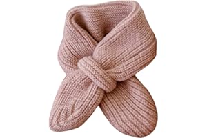 KAYFERLI Cadeaux de Noël Écharpe tube pour enfants Hiver Soild Garçons Filles Écharpe Enfants Confortable Bébé Écharpe