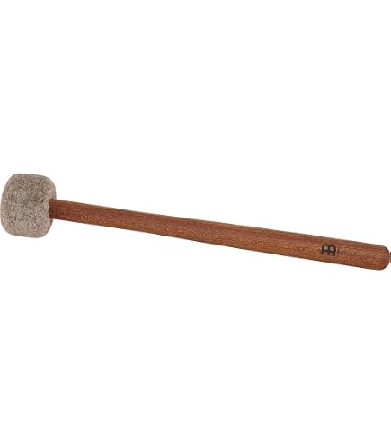 Maillet En Feutre Pour Bol Chantant Tibétain - 31.6cm - Poignée Bois - Son Doux Et Apaisant
