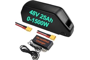 HXRFOAK 48V 25Ah batteria per bicicletta elettrica for 500W 1000W 1500W Bafang/Tongsheng kit di conversione per ebike - batteria di ricambio per ebike