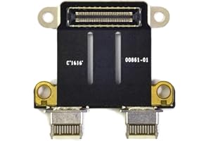 OLVINS Scheda Jack di Alimentazione CC per MacBook PRO 13 "15" A1706 A1707 A1708 2016 2017 USB-C 00861-A