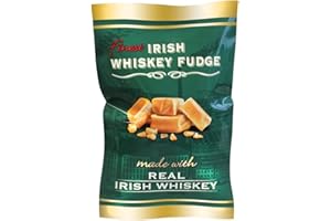‎CARROLLS IRISH GIFTS Irish Whiskey Fudge Beutel mit echtem Irish Whiskey