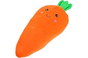 CLISPEED Throw Pillow Carota Pillow Carota- Cuscino Peluche Peluche Peluche Cute Plushe Plushe Comodo per Dormire per Le Donne Ragazze Signore