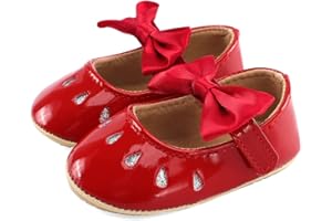 LACOFIA Scarpe Bowknot Primi Passi per Bambina Ballerine Neonata con Suola Morbida Antiscivolo