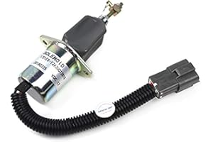 1751ES-12A3UC12B1S SA-4673-S 129953-77811 Solenoide 12V - SINOCMP Solenoide di arrest per Hyunda R60-5 Yanma 98 Motore,3 mesi di garanzia