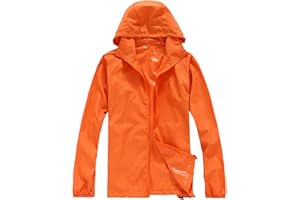 MJGkhiy Giacca Impermeabile Donna Antivento Leggera Giacca a Vento Pioggia Sportivo con Cappuccio Trench Impermeabile Ragazza Pieghevole Giacca Antipioggia Corsa Outdoor Giubbotto Trekking Sportiva