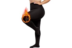 Sfit Thermo Strumpfhose Damen Grosse Grössen Winter Strumpfhosen Gefüttert Plus Size Fleece Thermostrumpfhosen Dick Warme Leggings Übergröße Plüschstrumpfhose