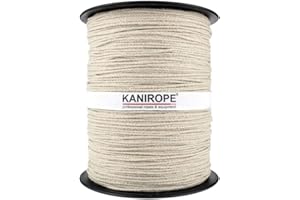 ‎KANIROPE Kanirope® Hanfseil Seil Hanf HEMPBRAID 1,5mm 100m 8-fach geflochten