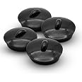 Bouchons évier Acier Inoxydable - Lot De 4, Tailles 46-42 Mm, Avec Chaîne Et Crochets, Pour Salle De Bain Et Cuisine