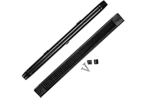 AIRAWAY Aération de fenêtre 263 mm noire pour double vitrage uPVC et fenêtres en bois réduisant la condensation, l'humidité et la vapeur dans les fenêtres entièrement réglable