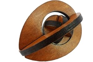 MINGZE Rompicapo in Legno, Giochi di Logica di Legno per Adulti, Ideale per Giocattoli Educativi Intelligenza e Regali per Bambini y Ragazzi (Cage the ball)