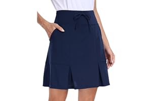 MoFiz Gonna da Tennis da Donna con Corto Interno Estate Golf Gonna per Escursionismo,Corsa,Sport,Golf