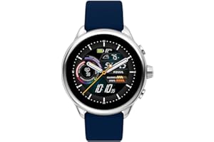 Fossil Smartwatch Gen 6, Wellness Edition, Unisex, Edelstahl, mit Herzfrequenz-, Aktivitäts- und Schlaftracking mit detaillierten Wellness-Statistiken