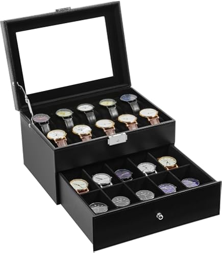 Vetrina Espositore Per Orologio &ndash; Scatola Porta Orologi Singola &ndash; Saga Display