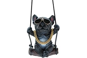 KSOPSDEY Accesorios Coche, Decoracion Coche Bulldog, Encantos de Coche Aplicable a Adornos Decorativos y Colgantes de Espejos Retrovisores en el AutomóVil