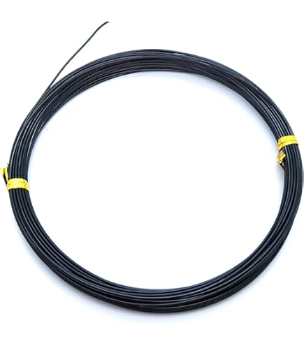 Bloemendraad, dikte 0,5 mm, zwart, 50 m