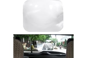 equlup Car Reversing Parking Window Lens, 20 x 25.5cm Auto Car Wide Angle Rear Lens Magnifier Assist View Mirror Window Lens Sticker for Hatchback Minivan SUV Vans