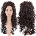 S-noilite® Fashion Lady Women Long Curly Wavy Full Head Wigs Cosplay Costume Party Daily Fancy Dress Dark Brown