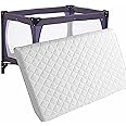 AMANSTYLE LTD New Extra Thick Travel Cot Mattress for Baby to Fit Red-Kite, Graco 95 X 65 X 5 Cm Quilted Bed Eco Friendly/Breathable Removable Cover Nursery Cot Mattress - UK Made