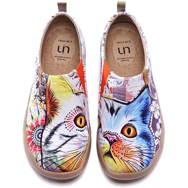 UIN Scarpe Da Ginnastica Dipinte A Mano | Leggere E Comode Per Passeggiate - 5