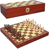 Wooden Chess Set with Chermic Box