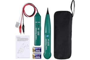 CJBIN Cable Tracker, Kabelbruch Suchgerät Mähroboter mit Batterie, MS6812 Kabelbruch Suchgerät für Netzwerk Wartung Collation, Kabelsucher Leitungssuchgerät und Warten der Telefonleitung