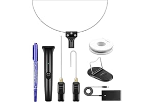 3-in-1-Schaumstoffschneider, GOCHANGE-Stiftwerkzeugset für elektrische Schneidemaschinen, 100 240 V/18 W Styropor-Schneidestift zum Schneiden von Schaum, Graben von Löchern und Bearbeiten von Details