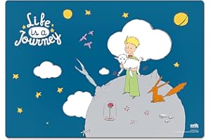 Grupo Erik: Sottomano Il Piccolo Pricipe, Tappetino da scrivania rigido, 49,5 x 34,5 cm, Sottomano scrivania bambini, tappetino interattivo o tovaglietta colazione