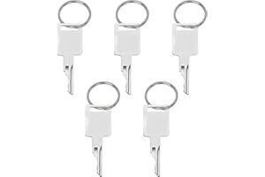 CLNYRWCB D250 Ignition Key Replacement (5 Pack) - Compatible with Bobcat, Ingersoll-Rand, JLG, Timberjack - Replaces 307852A1, 6693245, 6693241 - Heavy Duty Equipment Keys