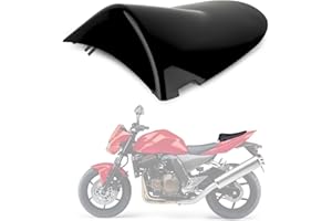 ‎PSLER Motorrad Passagier Hinten Beifahrer Sitz Motor Verkleidung Hard Cover für Kawasaki Ninja ZX6R 2003-2004 Z750 Z1000 2003-2006 (Schwarz)