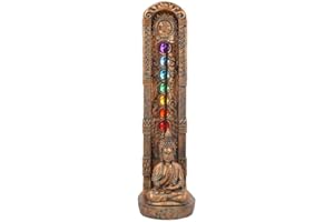 Nemesis Now Ascending Chakras Incense Burner 23.5cm, Bronze
