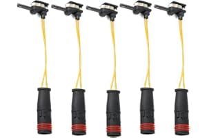 AKOZON Sostituzione del Sensore di Usura delle Pastiglie dei Freni da 5 Pezzi Accessori per Auto con Sensore di Usura Pastiglie Freno per Auto 2115401717 Adatto per Mercedes Benz CLK SL Classe C E S