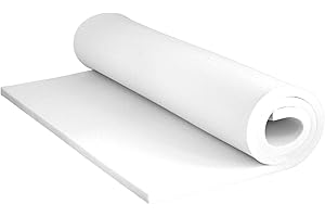 ‎FORTIS POLSTER Schaumstoffplatte RG16/18 Topper Polster Auflage Schaumstoff (40 x 200 cm, 3cm)