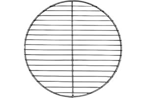 FYANGWAKEJ Bbq Grill Rack Round Stainless Mesh Non Stick Reusable Fire Pit Grate Barbecue Cooking Grill Bbq Tools Accessories (Diameter 36cm)