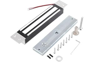 Sonew 280 kg / 600 lbs Electric Magnetic Lock, Electromagnetic Closure, Holding Force, Electromagnet Closure, Secure DC12V NC Mode for Door, Access Control System, Host Controller