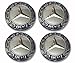 Produktbild 4x Ersatzteil für Mercedes Benz Radzierdeckel Lorbeerkranz Kappe Deckel Nabendeckel Radnabenabdeckung Wheel Cap Radnabendeckel Zierdeckel blau Stern mit Lorbeerkranz Hub Cap E-Klasse C-Klasse CL CLS SLK ML GLK A-Klasse B-Klasse W204 W212 W210 W221 W220 C209 W207 W246 Durchmesser: 75mm (4)