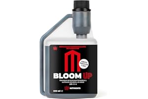 UP NUTRIENTS Bio Estimulante de Floración BLOOM UP 500 ml - Fertilizante Cosechas Flores y Cogollos - NPK 2,75 3 4 - Estimulación Fotosíntesis - Flores Abundantes y de Calidad