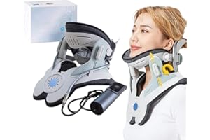 kumosaga Kyrolabs Cerviflex Neck Stretcher, Cervical Neck Traction Electric Device, Kyrolabs Neck Brace for Neck Decompression and Neck Tension Relief, with 3 Power Traction and 8 Airbag Support