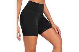wirarpa Cycling Shorts Women High Waisted Workout Gym Leggings Buttery Soft 6" Activeshorts for Running Yoga Sports Comfort Biker Shorts