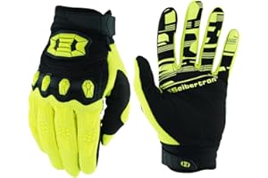 ‎SEIBERTRON Seibertron Dirtclaw Fahrradhandschuhe, Halbfinger, Gel, gepolstert, rutschfest, stoßfest, für Motorrad, Rennen, BMX, MX, ATV, MTB, Sport, atmungsaktiv, stoßfest, robust