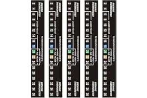 UNKNOW Thermometer Strip,Stick-on Thermometer,5/10pcs Digital Home Brewing Thermometer Self Adhesive Homebrew Temperature Sticker Temperature Sensor Reader for Wine Beer Home Brew Aquarium Fish Tank