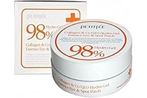 Petitfee 98% Hydro Gel Collagen & CoQ10 Hydrogel Eye Patch 60 unidades