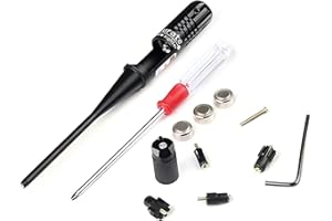 Ouitble Bore Sighter, .22~.50 Laser Bore Sighter Kit Visierkartusche Boresight Kollimator Zielverfolgungswerkzeug Aluminiumlegierung für horizontale Kalibrierung