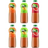 Fuse Tea Soğuk &Ccedil;ay, Karma Paket, Şeftali-Mango Ananas-Karpuz Aromalı, 1L, 6'lı