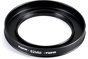 Tilta 62mm Lens Attachments Adapter Ring for MB-T15 Mini Clamp-on Matte Box Camera Lens Adapters MB-T15-62