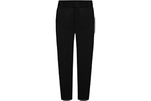 L S U Boys Extra Generous Fit Sturdy Fit Plus Size Trouser in Two Leg Lengths Half Elasticated Waist in Short Leg Length & Long Leg Length