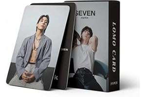 SCISSH 55PCS BTS Bangtan Boys JungKook SEVEN Album Mini Card Jungkook Personal Solo Lomo Card Collection Card