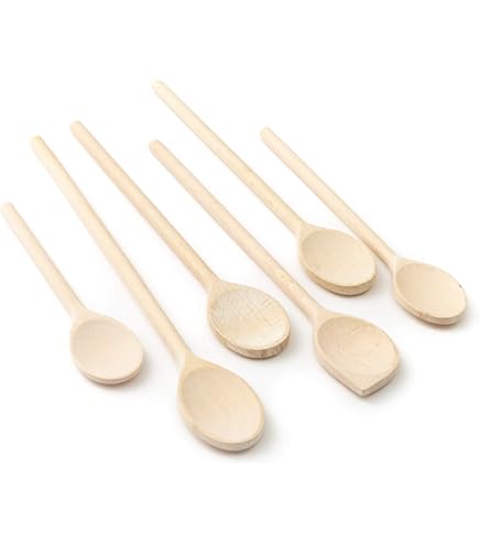 Set Di 2 Cucchiai Da Cucina In Legno Di Faggio | 30 Cm | Ecologici E Sostenibili | Non Graffiano Pentole - Foto 3