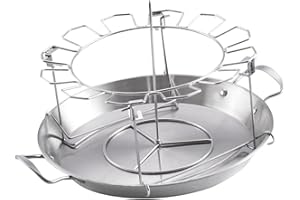 FytStycale Support de Pilon de Poulet en Acier Inoxydable, pour Camping, Outil de Cuisine en Plein Air, Barbecue